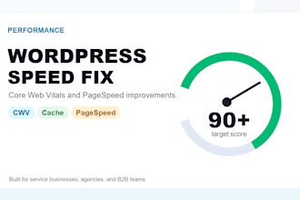 improve speed like a wp optimization expert
