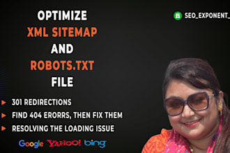 solved any kind of XML sitemap and robots txt issues