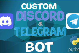 build a custom discord or telegram bot
