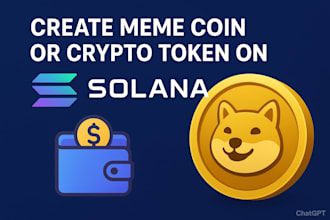 create a meme coin or crypto token in solana