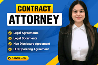 write legal agreement, legal document, llc operating service, nda