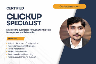 be your clickup project management virtual assistant