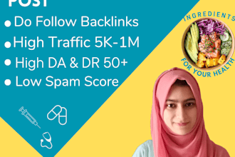 do guest posts on high da 60 health and fitness blogs