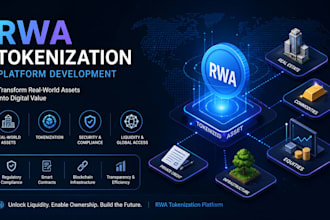 develop rwa tokenized asset platform for real estate, gold