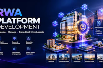 develop rwa tokenized asset platform for real estate, gold