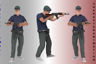 3d character modeling and animation