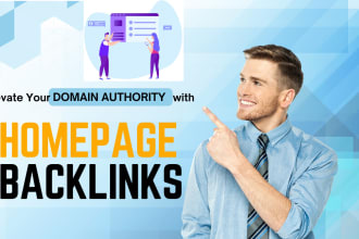 boost your domain authority with top tier homepage backlinks