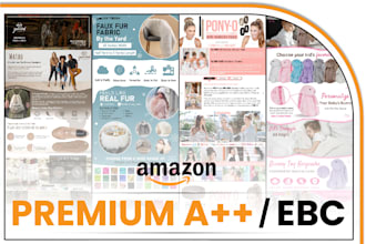 design premium amazon a plus content, amazon ebc, professional amazon images