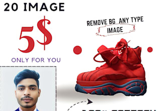 do any type photos background removal ,product photo editing