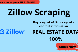 do perfect zillow scraping for real estate