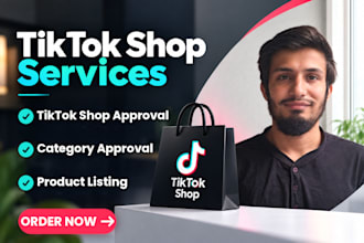 assist in tiktok shop category approval for any restricted product