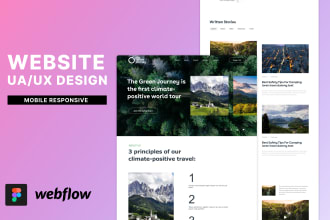 design a website in figma