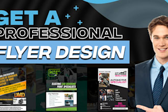 create a modern custom flyer design for your business
