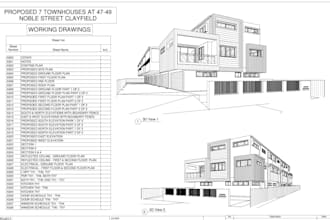 design architectural construction flooplan autocad revit city permit blueprint