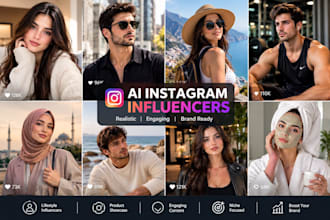 create professional realistic ai influencers for instagram
