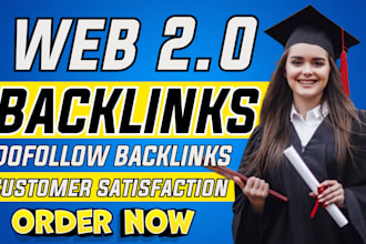 build web2 backlinks for increase your site visibility