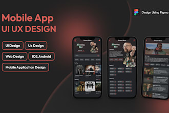 create highquality mobile app UI designs in figma