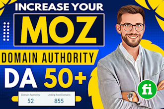 increase domain authority moz da with high quality links