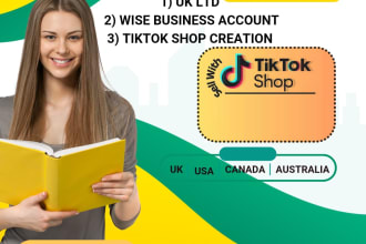 full service tiktok shop seller central setup and management for UK ltd company