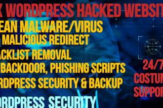cleanup the malware, viruses, or infected files from website and server