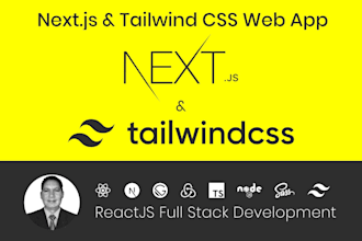 build high quality website with react next js typescript and tailwind css