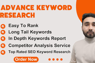do advanced SEO keyword research and competitor analysis through ahref semrush