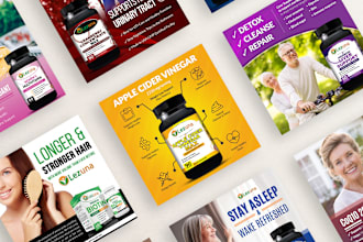 design attractive banners and social media images