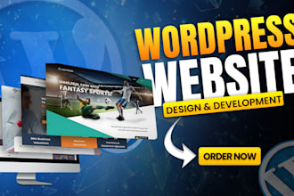 build wordpress website, redesign wordpress or business website development