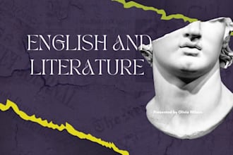 handle english and literature related tasks