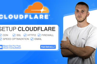 setup cloudflare CDN, SSL, and fix errors