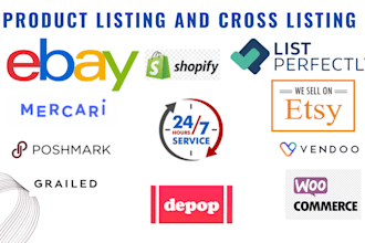 do list products on woo commerce, shopify store and list perfectly