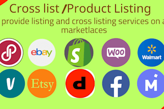 list products on noon, whatnot, mercari, depop, vinted, ebay and depop and more