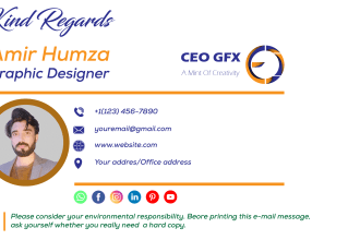 make clickable html and animated email signature