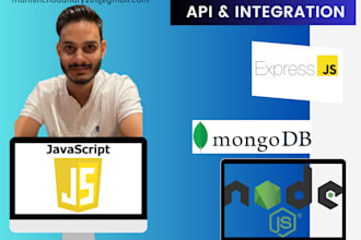 integrate, develop and fix rest api as node js developer