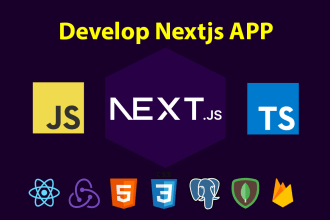develop nextjs app with typescript or javascript