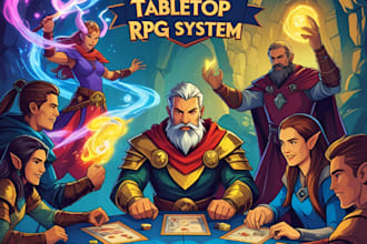 create a custom tabletop roleplaying game system