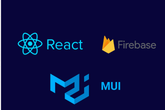 develop a website using reactjs material ui redux firebase
