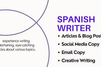 write an article in spanish