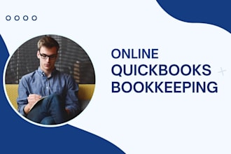do setup, clean up, bookkeeping and bank reconciliation in quickbooks online