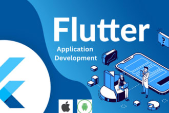 develop flutter apps UI, convert figma to flutter for both android and ios