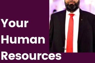 be your HR consultant, HR recruiter, trainer, organization development