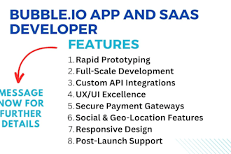 develop custom bubble websites scalable saas platforms for entrepreneurs