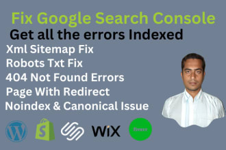 fix search console errors, google indexing and technical seo