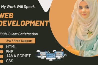 be your professional full stack PHP web developer