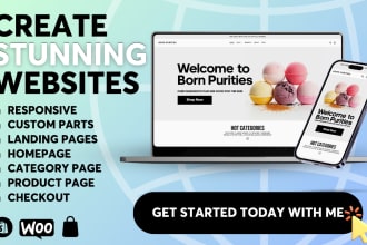 design shopify or any type of ecommerce or dropshipping