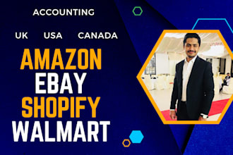 amazon, ebay, shopify accounting and bookkeeping