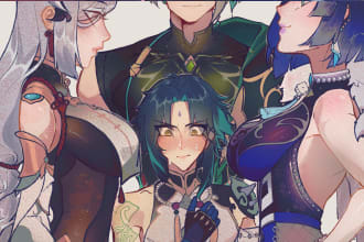 anime illustrations for you sfw