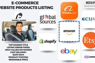 add 10 product listing on alibaba, cheap rate bulk  postings