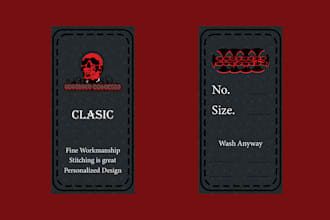 design clothing labels and hang tags