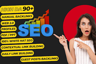 build high quality manual backlinks for SEO ranking